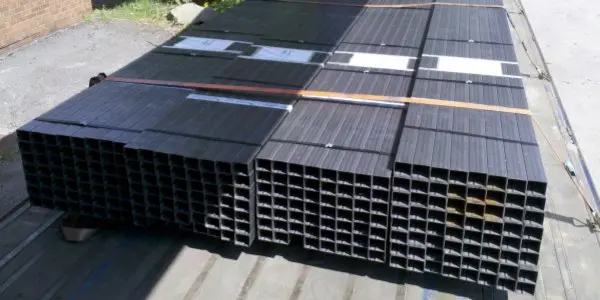 ERW square tubes uses, electric resistance welded square tube, ERW steel tube applications