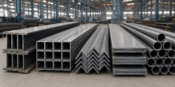 Acero estructural EN 10025, secciones de acero laminado en caliente, viga de acero en H, barra redonda de acero