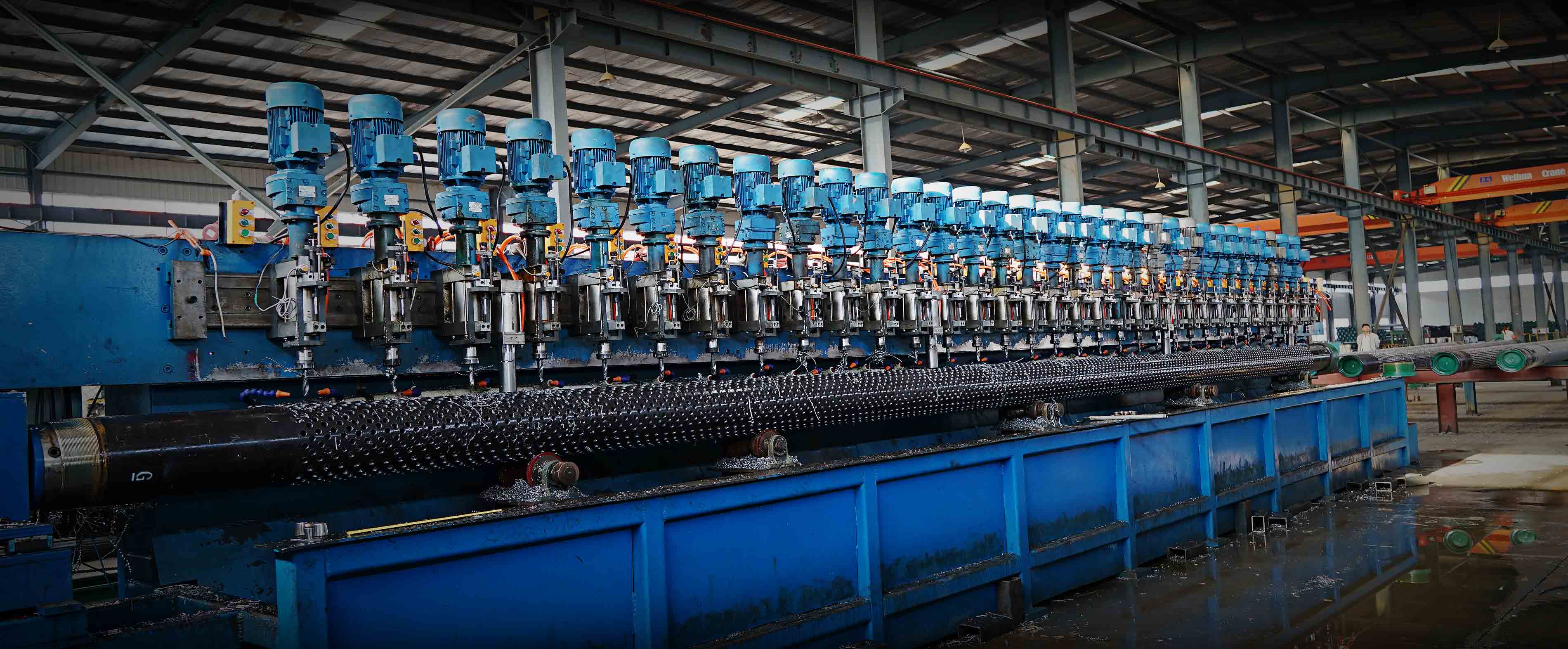 slotted pipe manufacturing process